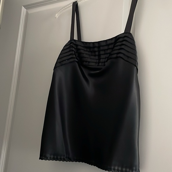 Escapades Camisole Size SM Black Feminine Silky Coquette Bodycon Glam - Picture 11 of 13